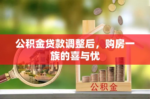 天津公积金贷款调整后，购房一族的喜与忧